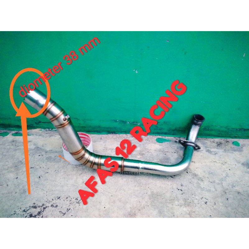 pipa leher knalpot beat new karbu vario CLD NOBI intel 38 mm