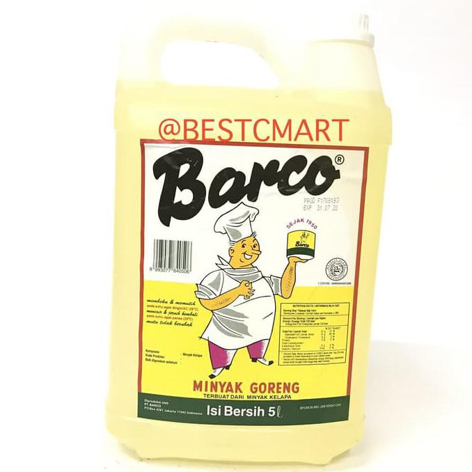 

Mmwir656- Barco Minyak Goreng Jerigen 5L (Go-Send Only!) 626F