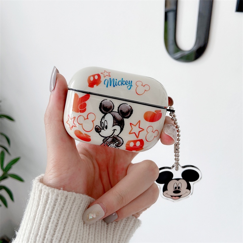 Case TPU Motif Mickey Minnie Mouse Cover airpods 1 2