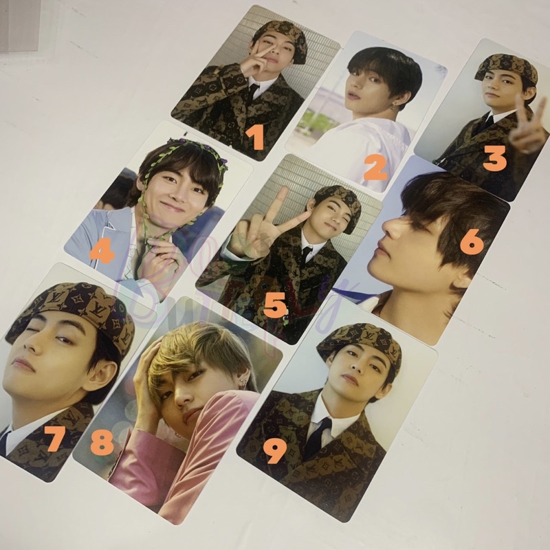 TAEHYUNG RM DICON PHOTOCARD BTS OFFICIAL SHARING