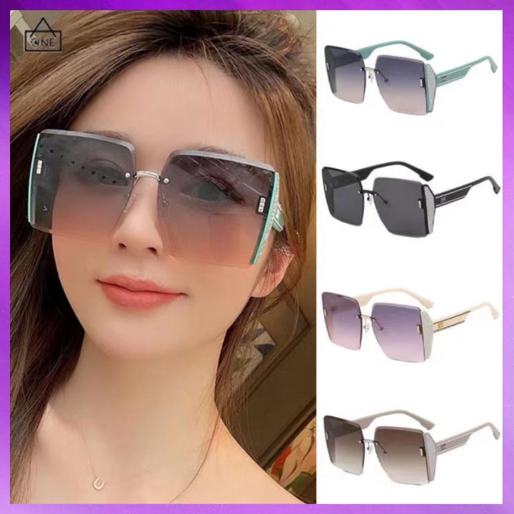 Sunglass Pelindung Mata Sinar UV Kacamata Hitam UV400 Bingkai Besar Bentuk Kotak Gaya Vintage Klasik Untuk Pria Wanita Sunglasses Women Men dan Kacamata Pantai Bingkai Persegi Untuk Wanita Anti UV Sinar Matahari dan Kesilauan Cahaya Cocok buat Travel