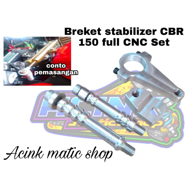 Breket stabilizer CBR 150 Breket Stabilizer Stang CBR 150 CNC Facelift