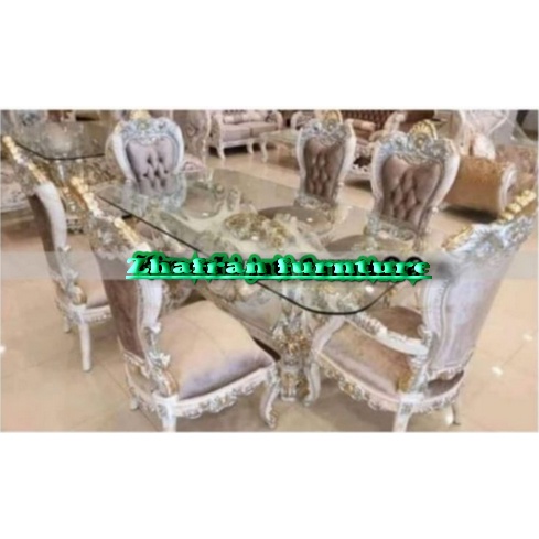 Meja makan mewah meja makan glamour meja makan minimalis meja makan sultan mewah jati jepara