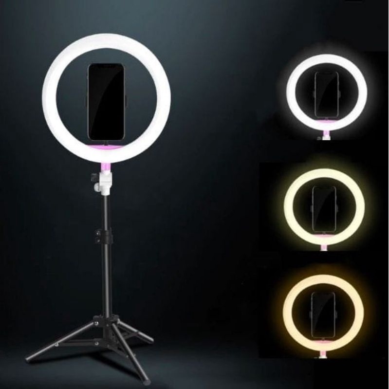 TRIPOD 2.1 M / Ring LIGHT 26cm / RING LIGHT SELFIE RGB M26 BESI / SELFIE TRIPOD 2.1M / LAMPU TIK TOK / RING ENDORS