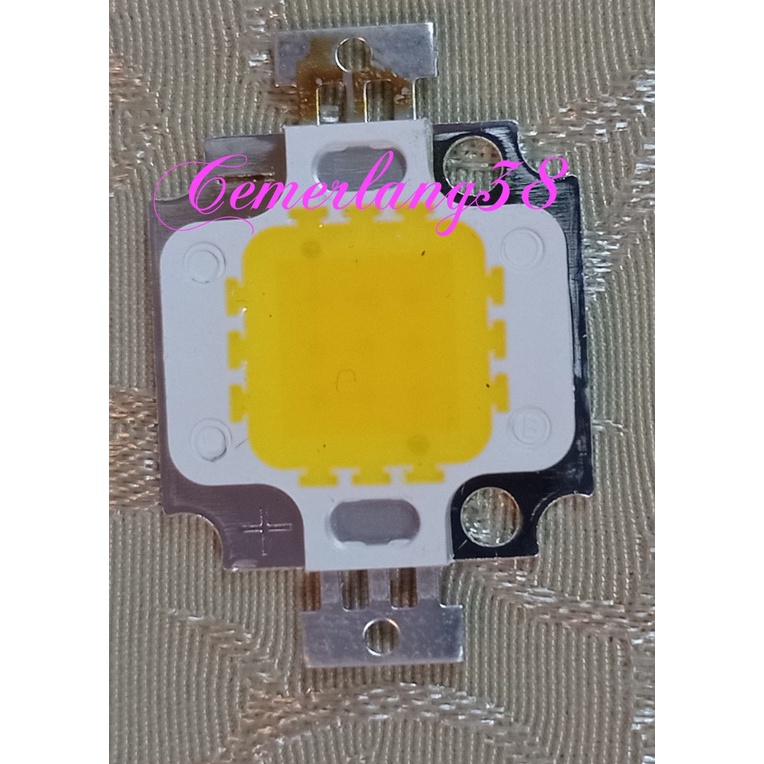 LED PUTIH HPL COB LED 10 WATT 27-29 V (WARM WHITE LAMPU SOROT 10W