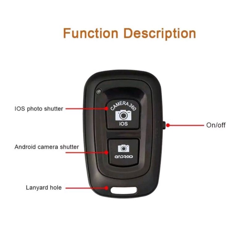 [ SEGI ] Tomsis Bluetooth Remote Shutter Camera Android IOS