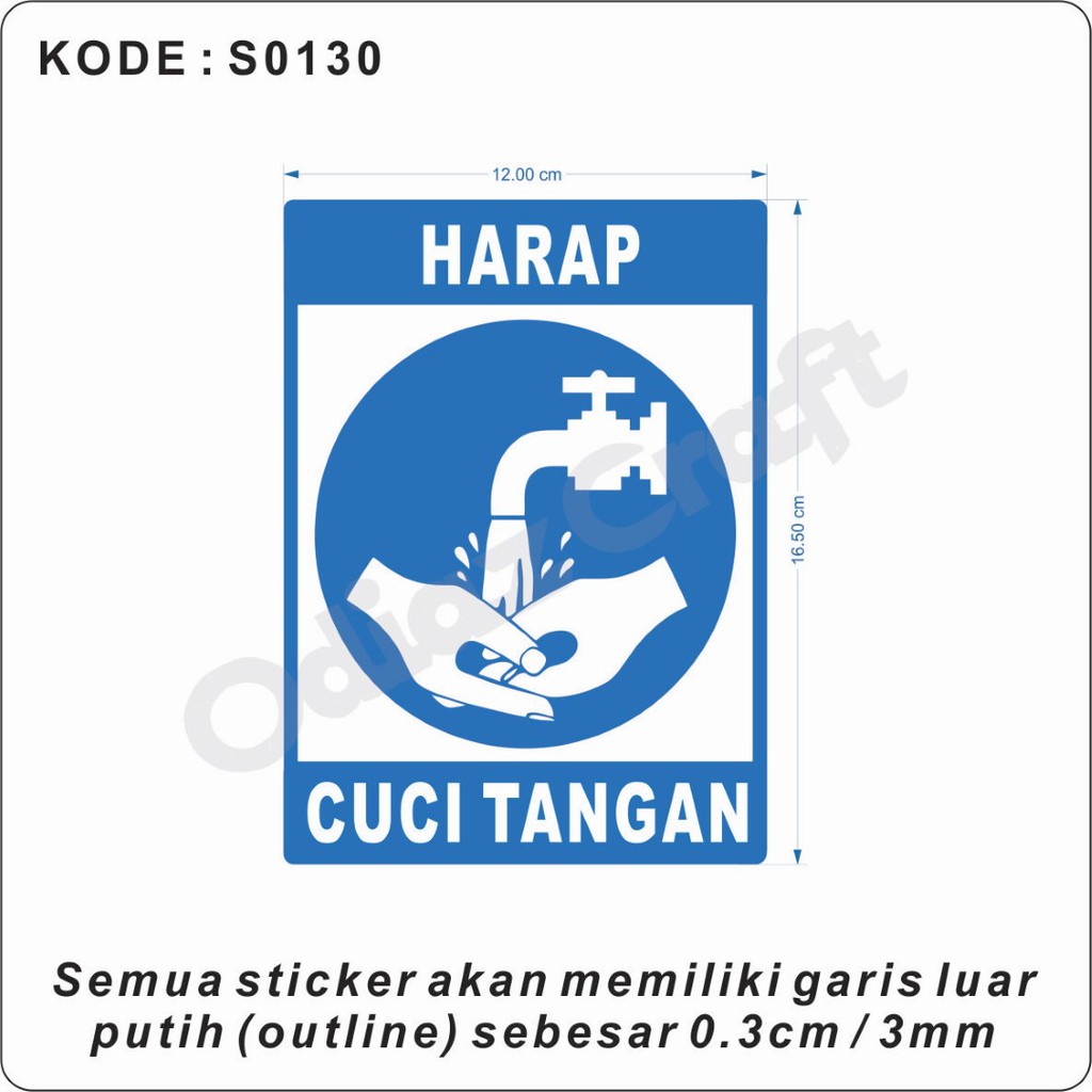 40+ Trend Terbaru Stiker Silahkan Cuci Tangan Disini - Aneka Stiker Keren