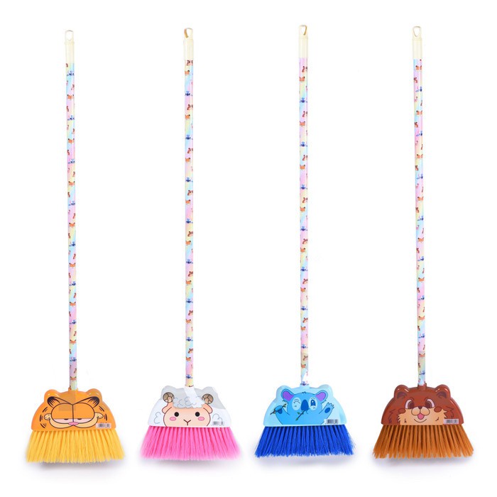 [COD] SAPU LANTAI KARAKTER ANIMAL BROOM - SAPU NILON NAGOYA MISTER ORDER