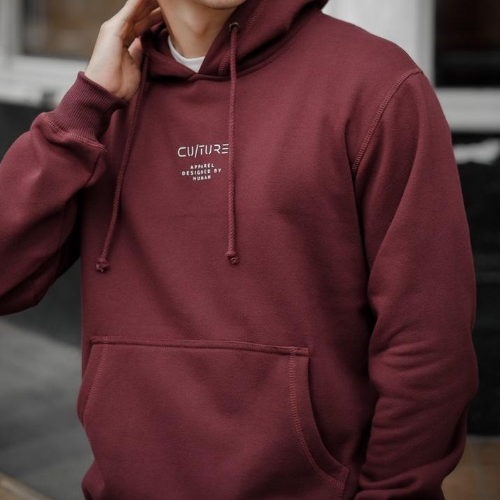 Lagi Tren.. CULTURE BASIC | HOODIE MAROON OG