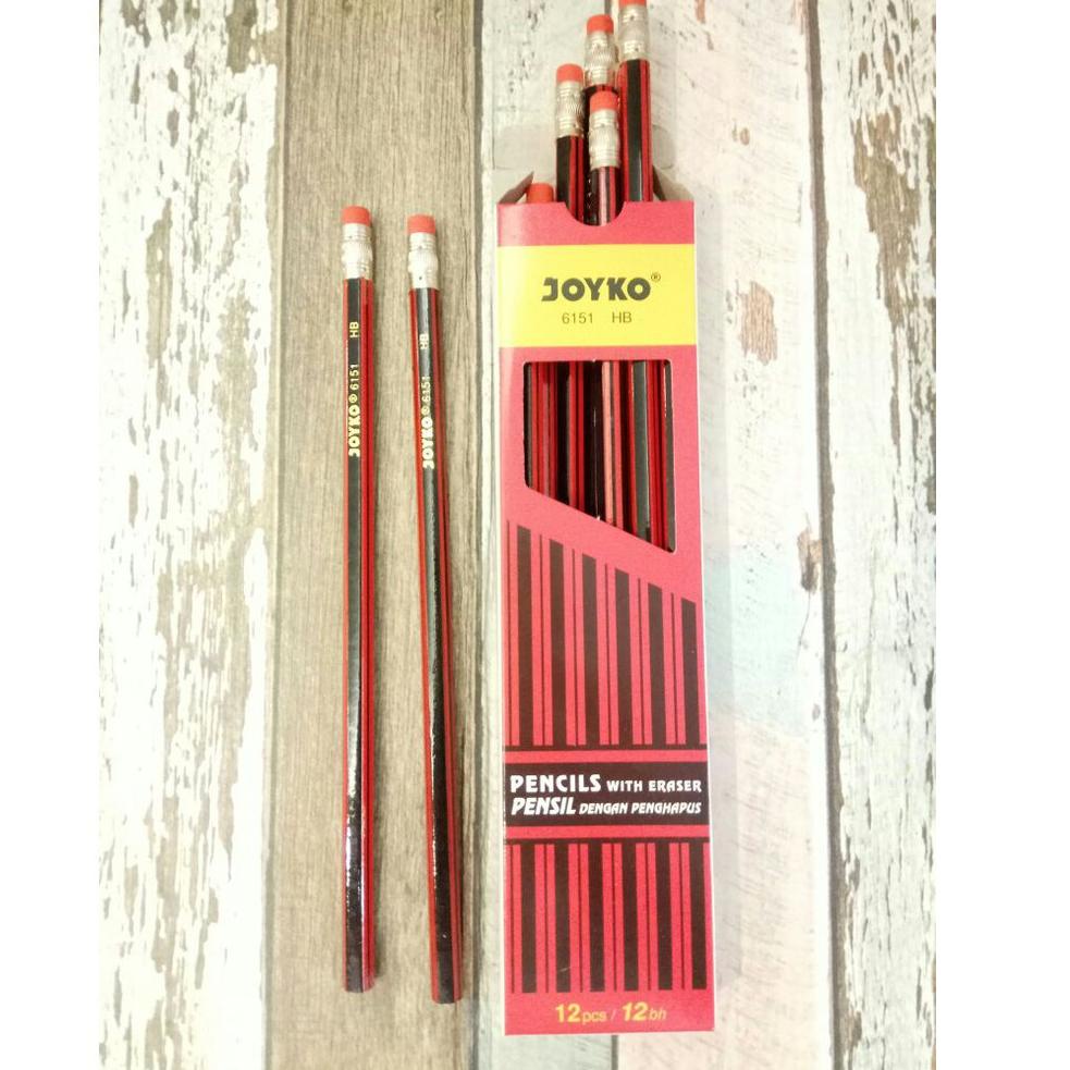 

(E3B3) Pensil HB 6151 Joyko (12pcs) //Terpopoler