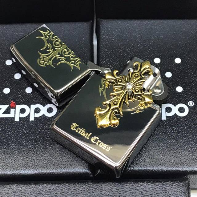 Zippo Motif Timbul TRIBAL CROSS/SALIB Kwalitas Super Premium/ Grade Ori