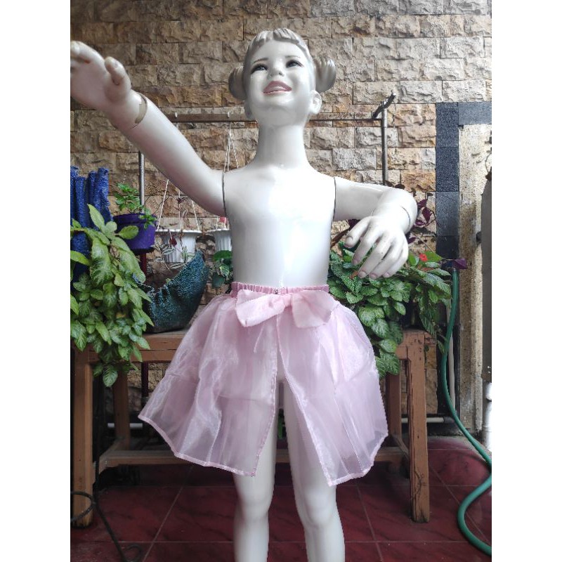 rok ballet anak organza