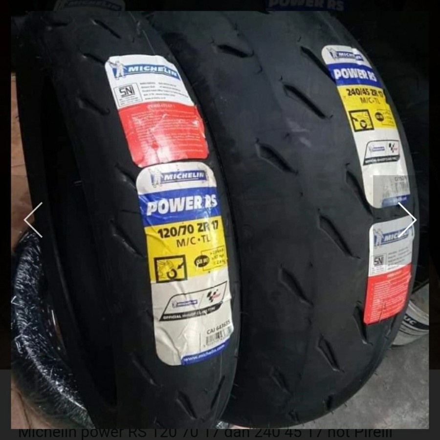 MICHELIN IMPORT PAKET BAN SEPASANG 120/70/17 & 240/45/17 POWER RS NEW