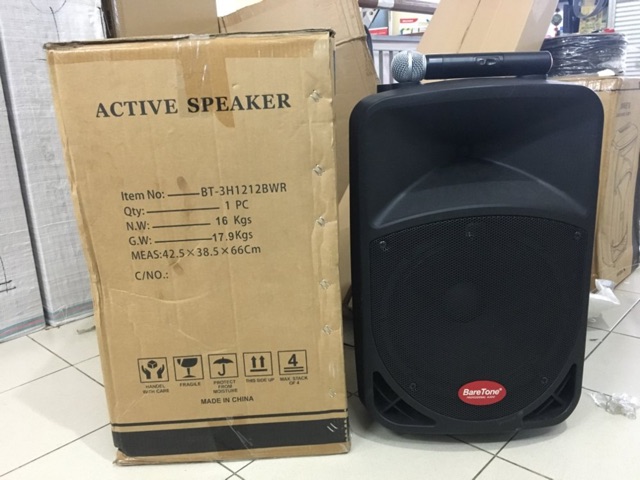 Portable speaker wireless meeting BARETONE BT3H1212BWR