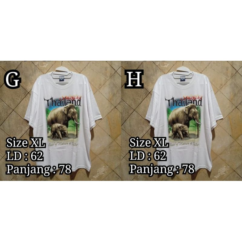 Kaos khas thailand XL jumbo