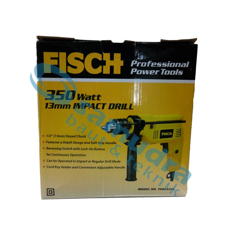 FISCH Mesin Bor Tembok 13 mm 350 W TD 822100