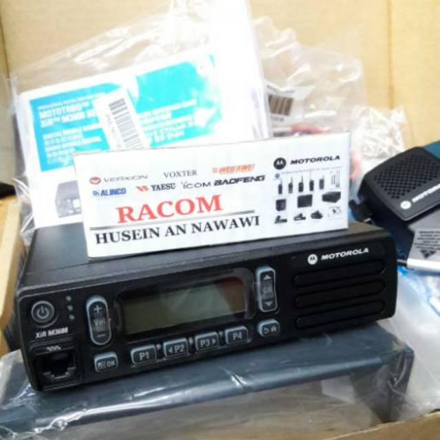 RADIO RIG MOTOROLA XIR M3688 VHF 45 WATT ORIGINAL GARANSI RESMI RADIO DIGITAL M3688 PENGGANTI GM3688