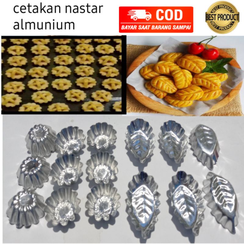 20 pcs cetakan nastar daun/ cetakan nastar bunga/ cetakan kue kering