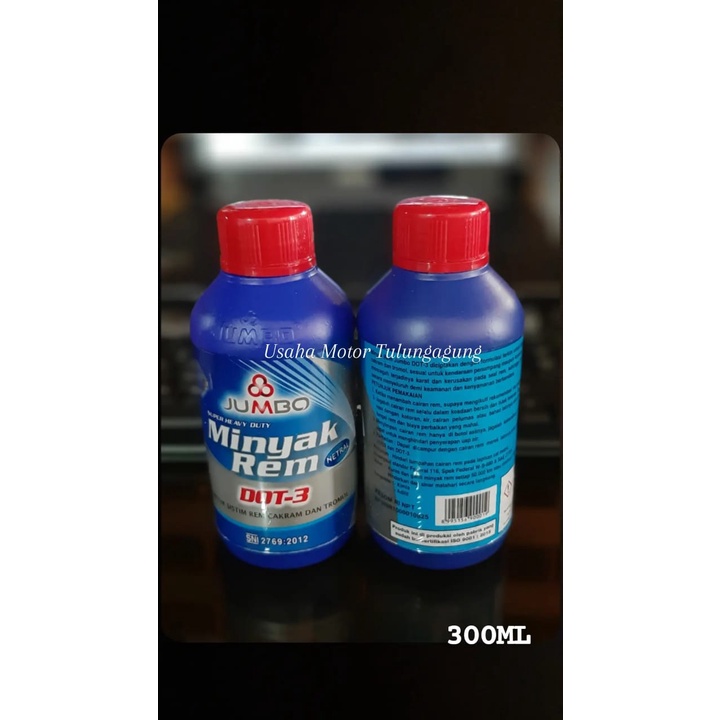 Minyak rem jumbo 300ml ORIGINAL JUMBO | Pelumas rem Jumbo 300 ml