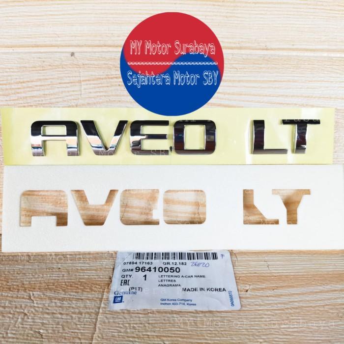 Emblem AVEO LT Chevrolet Aveo