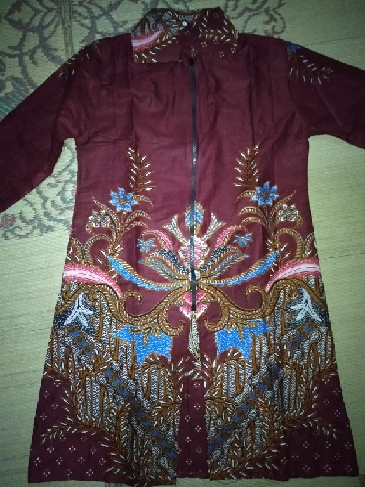 Atasan Batik Dolby Dolbi Dobby Doby Tenun Sutra Tulis Halus Katun Atbm Baron ,sarombit Atasan