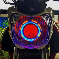 paket Projector Led HID reflektor lampu depan new Vixion nvl vixion 2014- kanjeng raden variasi