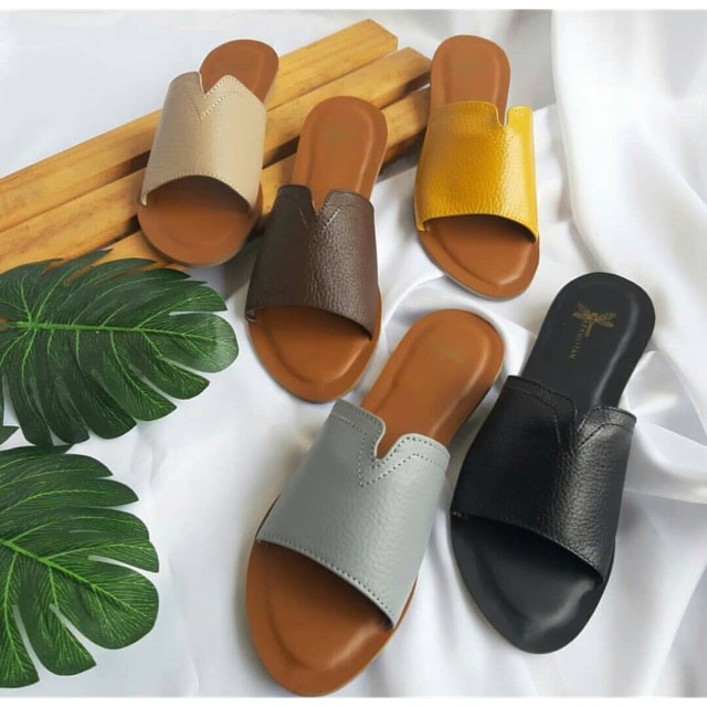 SANDAL WANITA KULIT ASLI SUKAREGANG GARUT