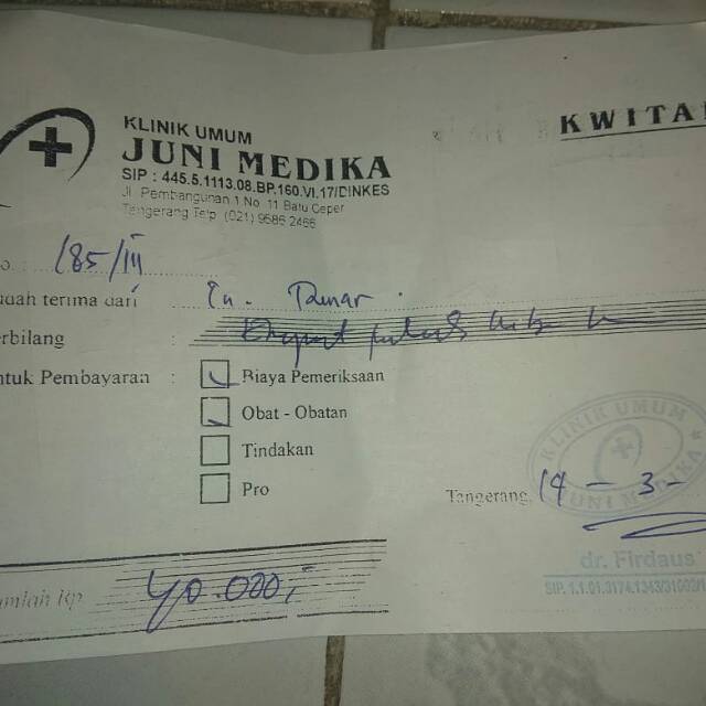 

Cetak Kwitansi Murah Ukuran 1/3