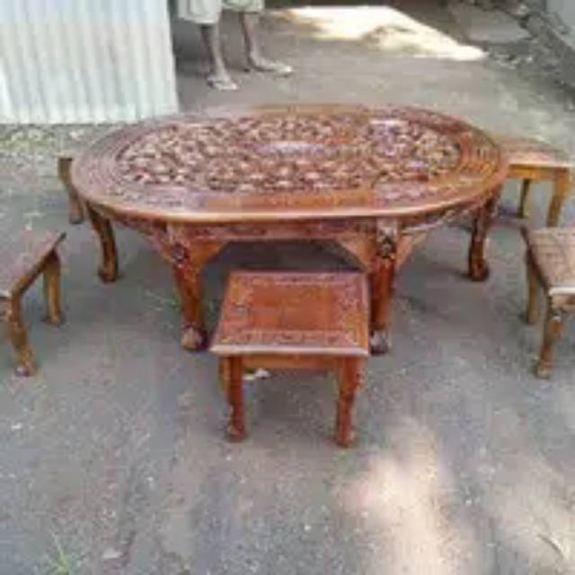 meja oshin jati top mebel jepara