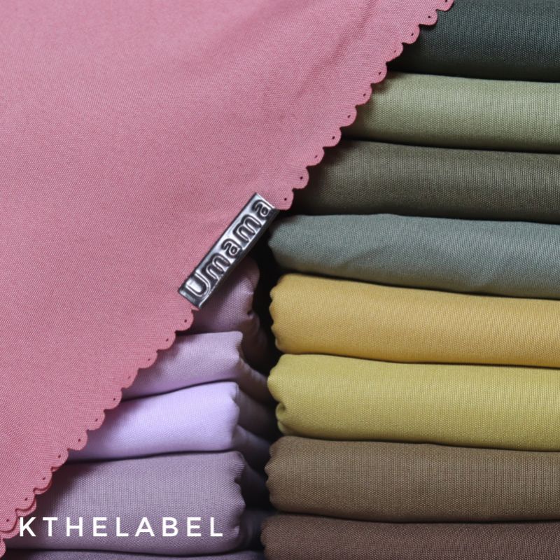 H167 - Segiempat Voal Miracle Syari 130x130 / Hijab Segiempat Syari Polos / Jilbab Segi Empat Jumbo-4