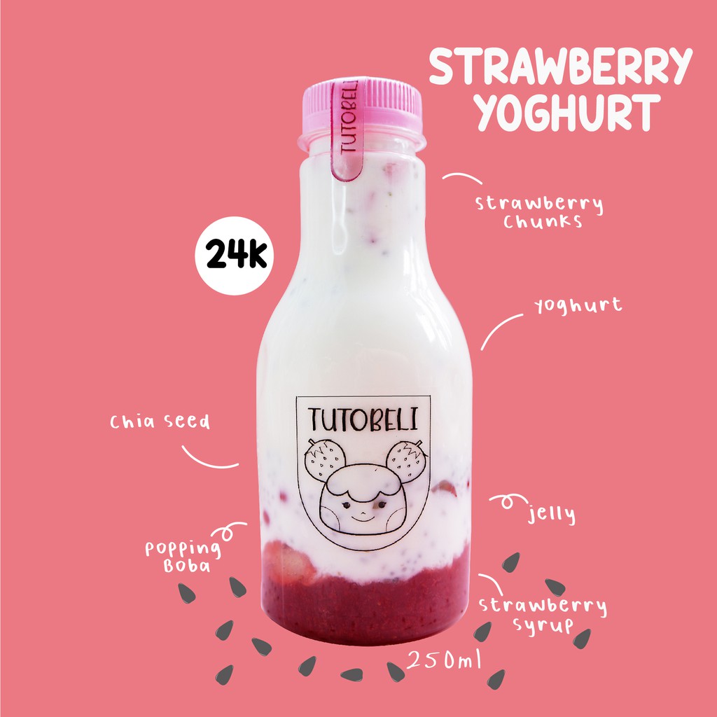 

Fresh Strawberry Yoghurt