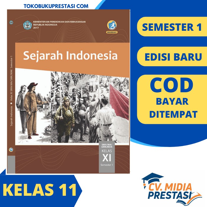 Jual BUKU SEJARAH INDONESIA SEMESTER 1 SMA KELAS 11 KURIKULUM 2013