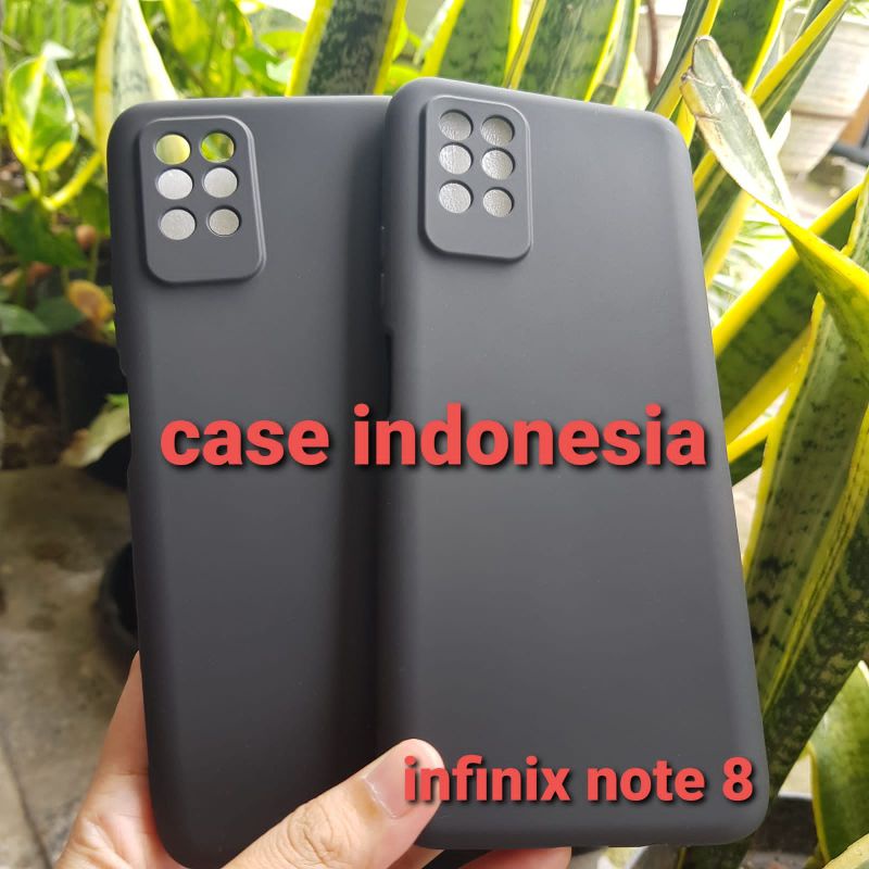 Soft Case Silikon Case Black Macaron Infinix Note 8 X692