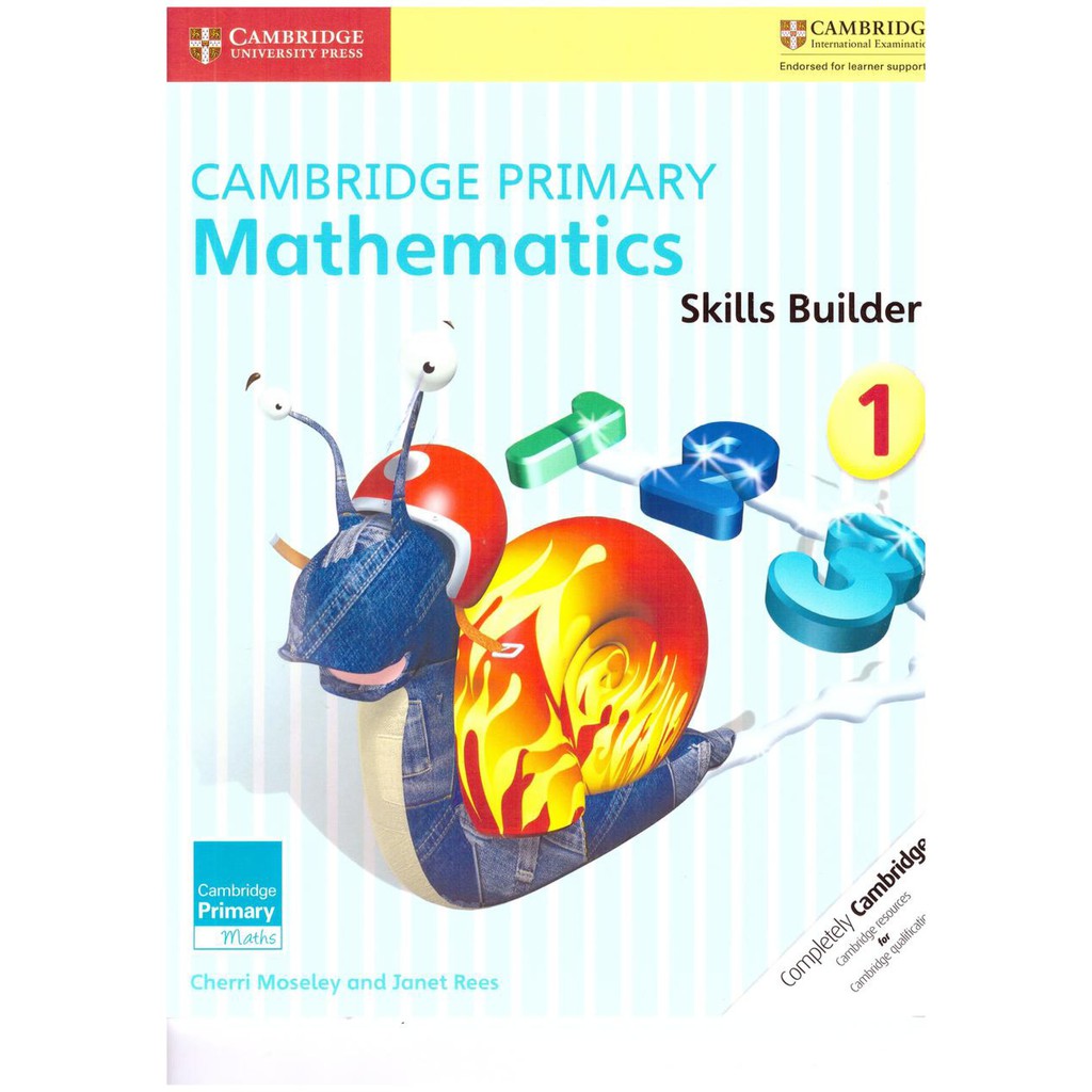 Cambridge Primary Mathematics Skills Builder 123456 Black and White-1