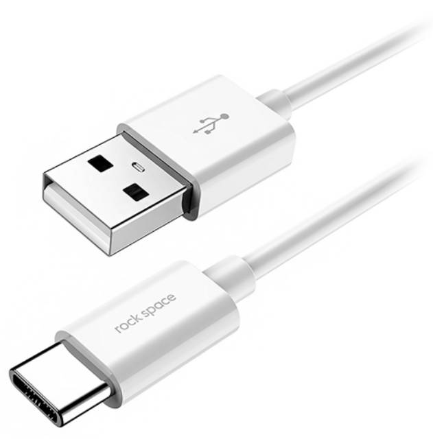 ROCK SPACE S08 (MICRO USB, TYPE C, LIGHTNING) CHARGE &amp; SYNC ROUND CABLE