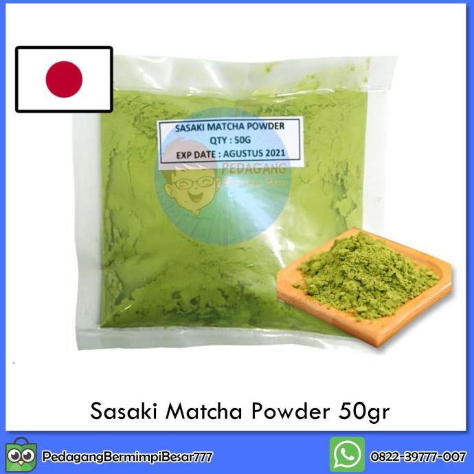 

[COD] Sasaki Matcha Powder 50gr | Matcha Bubuk Asli Jepang | Matcha Powder [COD]