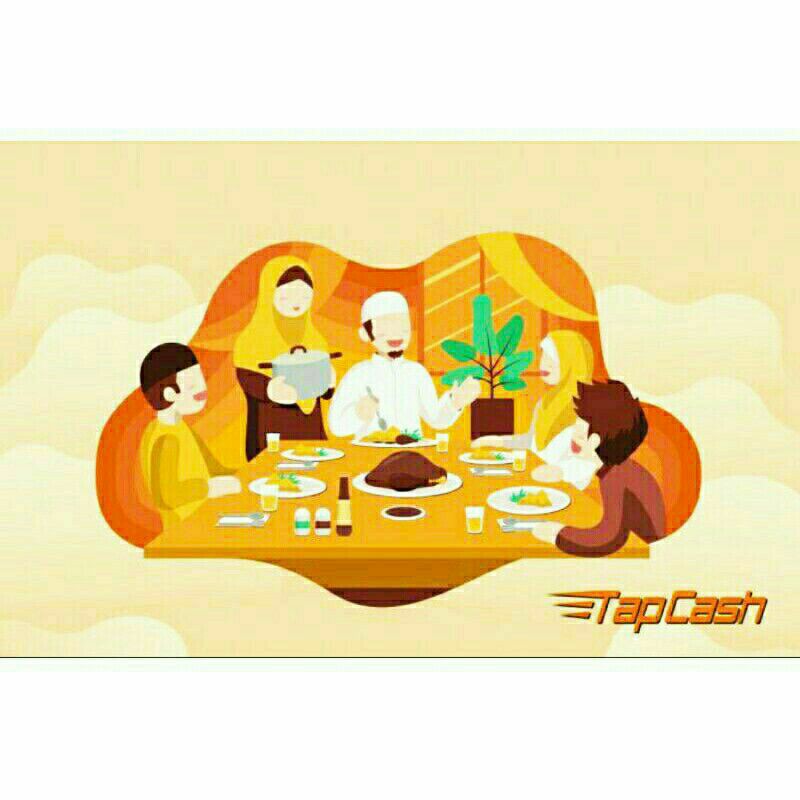 BNI Tapcash edisi Ramadhan (Orange) - Buka Puasa /Like eMONEY eTOLL Flazz or Brizzi