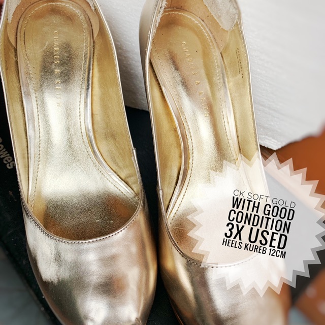 Charles & Keith Gold Heels