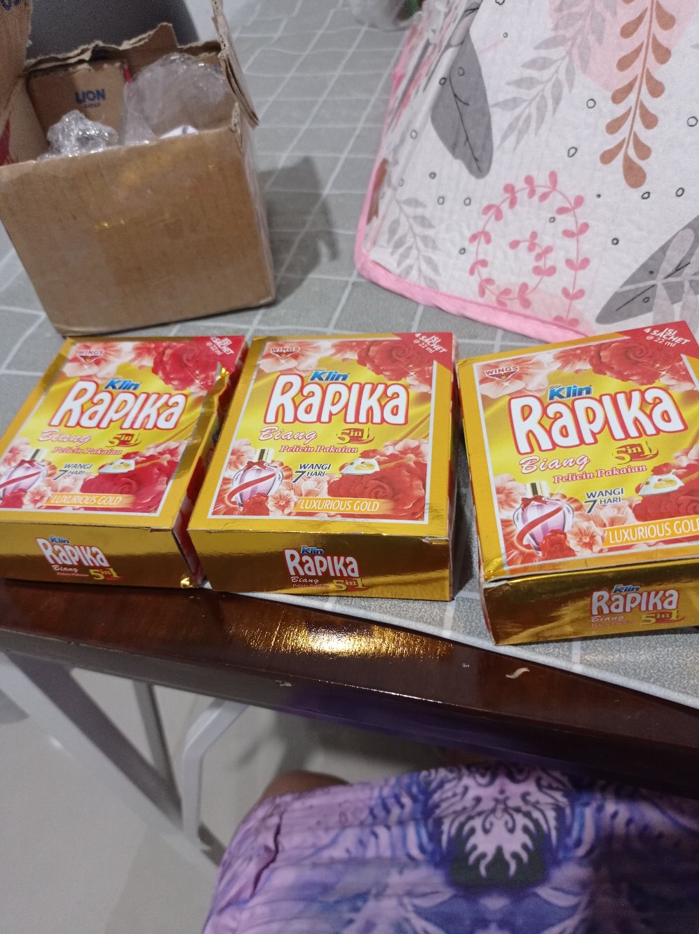 So Klin Rapika Biang Kotak 22ml Isi 4