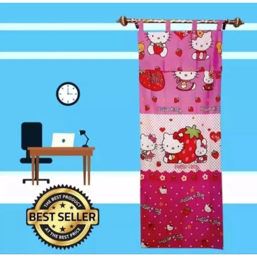 Gorden Jendela Karakter Hello Kitty
