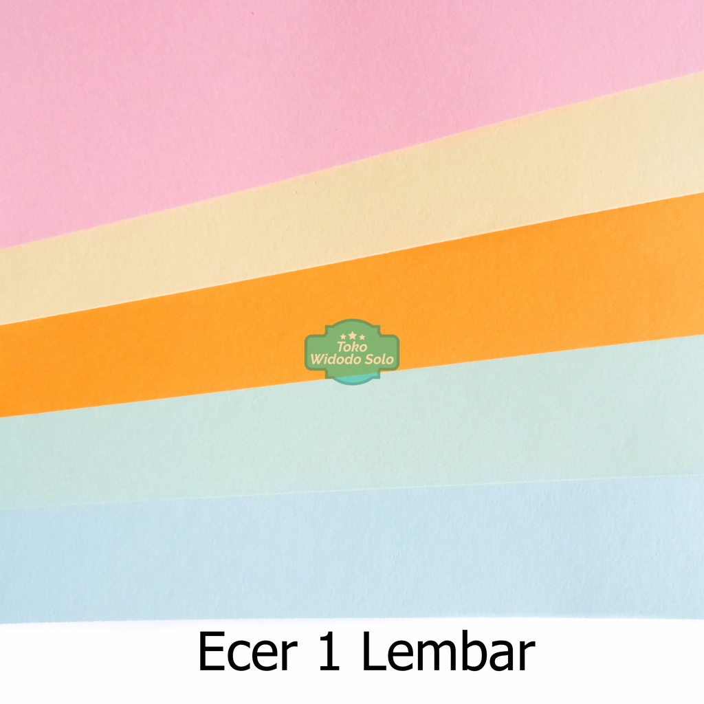 

1 LEMBAR Kertas Karton 61x86cm Manila BC Indah Warna Muda (Merah Muda, Biru Muda, Hijau Muda, Kuning)