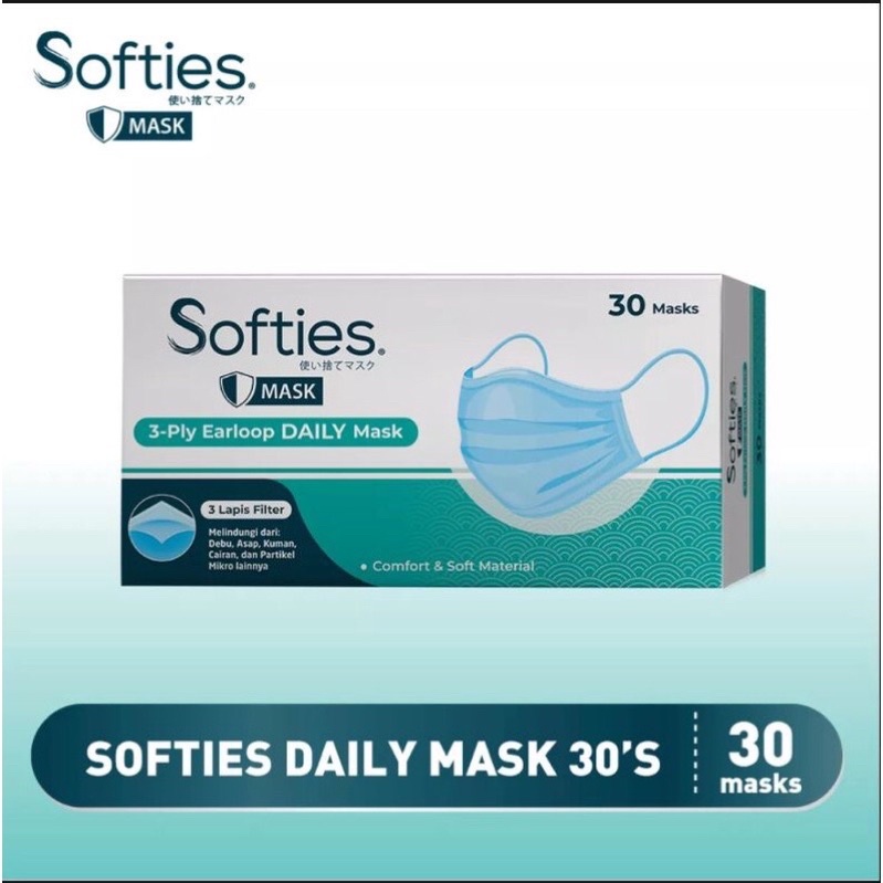 Masker softies daily mask 30s