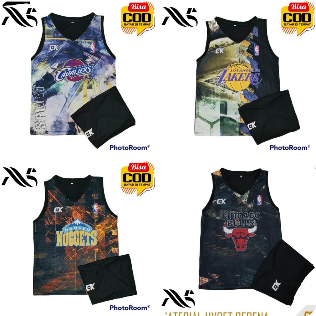 1 SET JERSEY ATASAN SINGLET BASKET SINGLET BADMINTON SETELAN SINGLET BULUTANGKIS BAJU BADMINTON MURA
