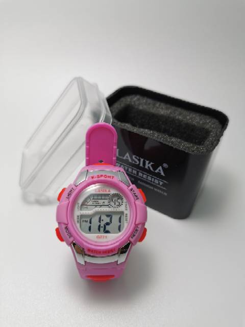 Jam tangan digital Anak Anak dan remaja water Resist Lasika 771