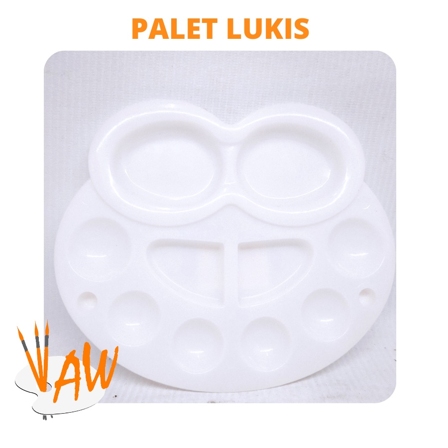 

Palet Lukis Cat Air Bahan Plastik
