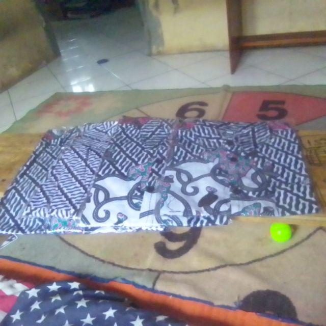 Batik Couple Keluarga Sania Ruffle Ori Ndoro Jowi Dnt Morena