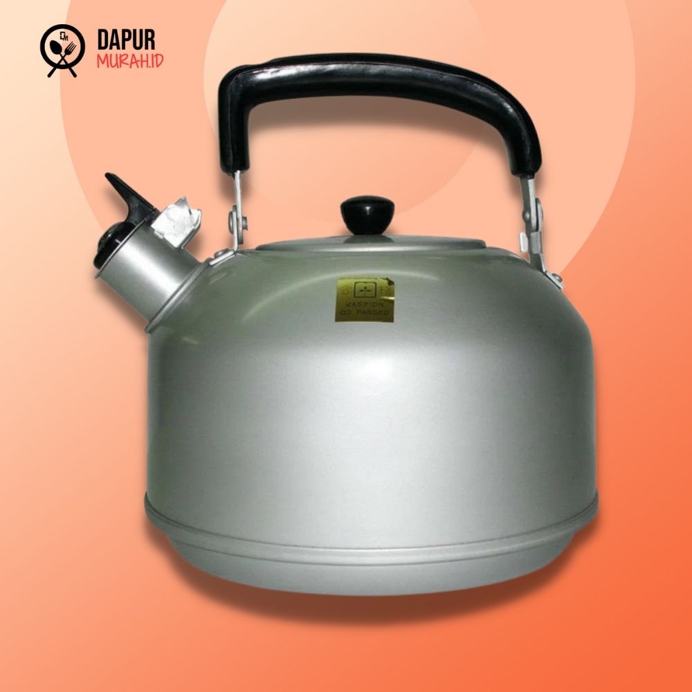 DM - Maspion Teko Bunyi Aluminium 22 Cm Silver / Teko Kompor Jadul Besar 4 Liter