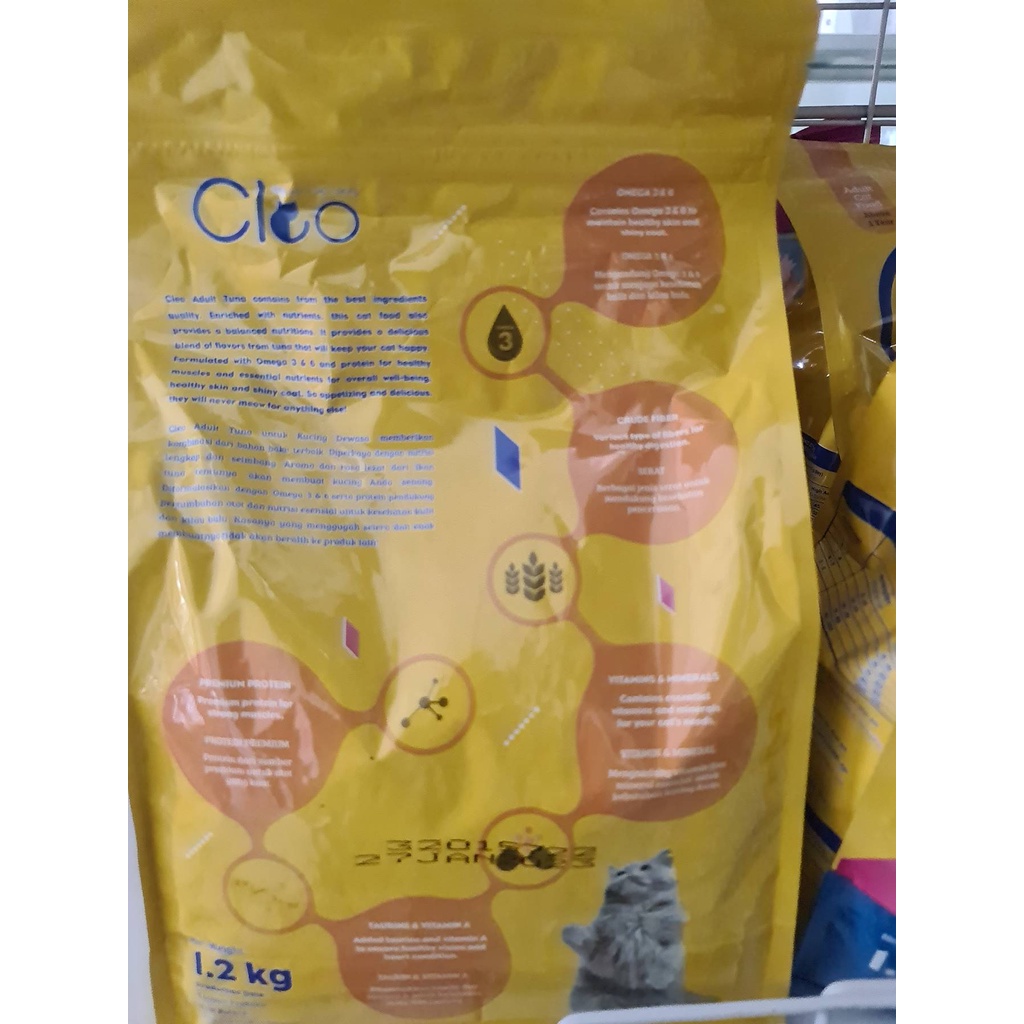 Makanan Kucing Cleo 1,2 kg