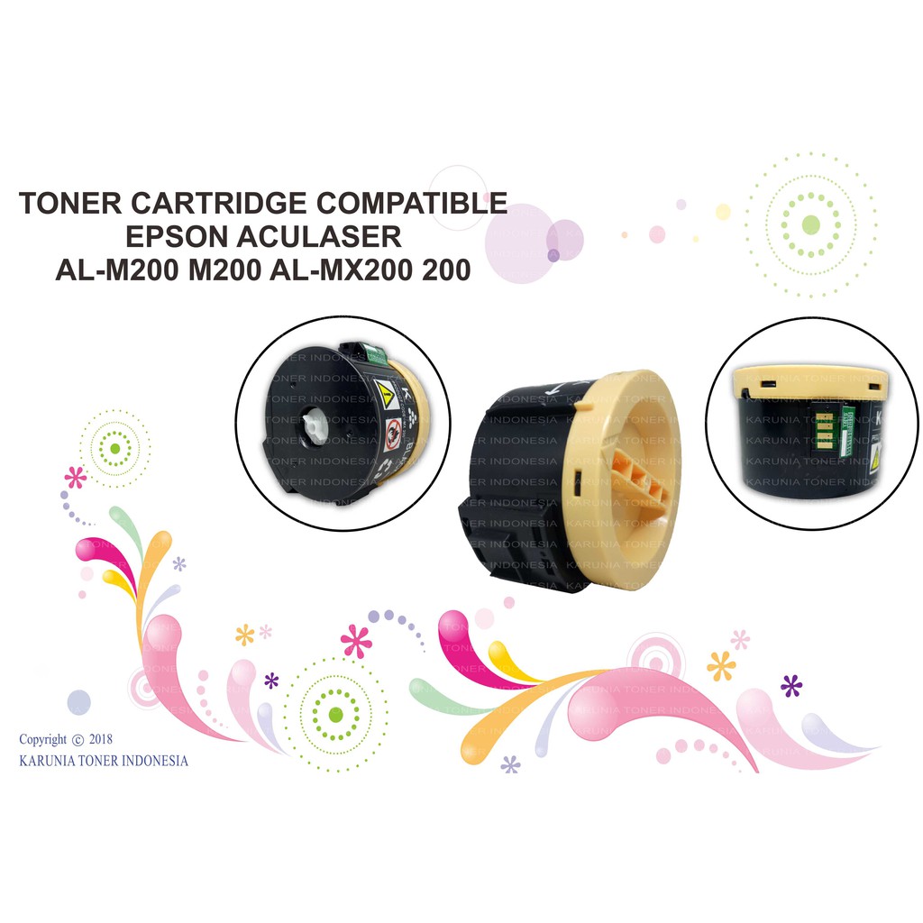 TONER CARTRIDGE COMPATIBLE EPSON ACULASER AL-M200 M200 AL-MX200 200