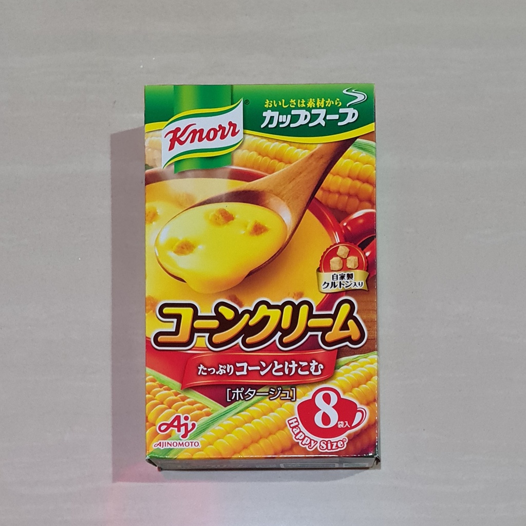 Bumbu Knorr Cup Soup Instant Corn Cream 8 Bags